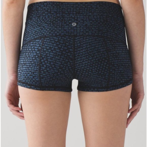 Lululemon Wunder Short 2" (Full-On Luxtreme) Shatter Weave Desert Teal Alberta L - Picture 2 of 15